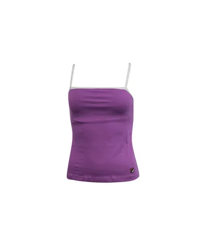 Fila Sports Womens Purple Tank Top Cotton