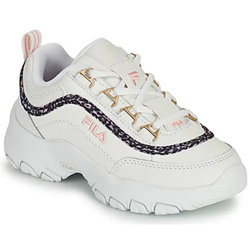 Fila  STRADA A LOW JR  girls's Children's Shoes (Trainers) in White