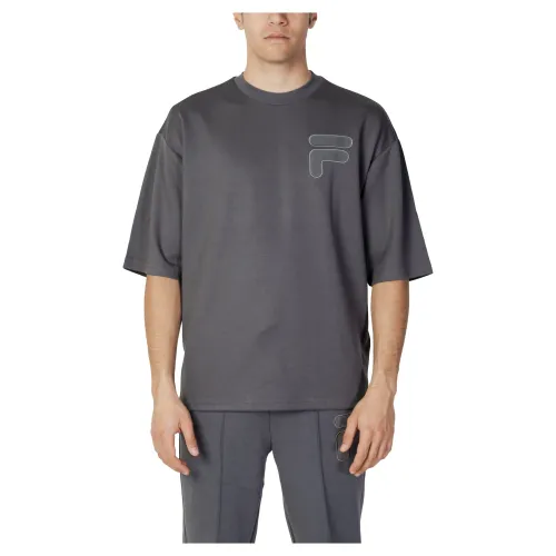 Fila , T-Shirts ,Gray male, Sizes: