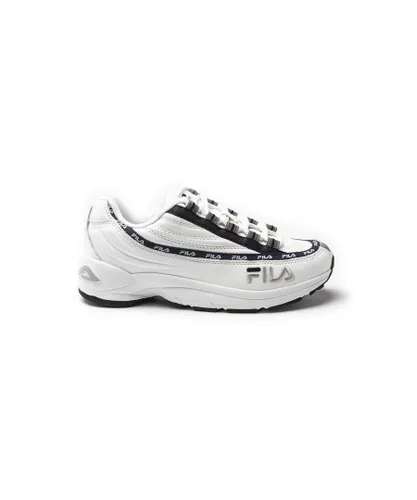 Fila Womens Dstr97 Trainers - White Leather