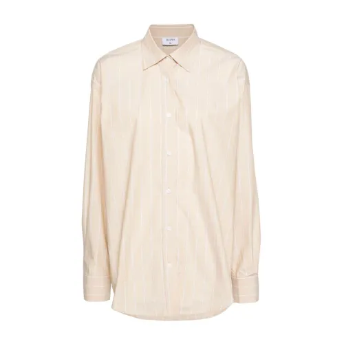Filippa K , Beige Cotton Striped Shirt ,Beige female, Sizes: