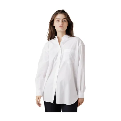 Filippa K , Classic Stretch Shirt with Collar and Button Closure ,White female, Sizes: