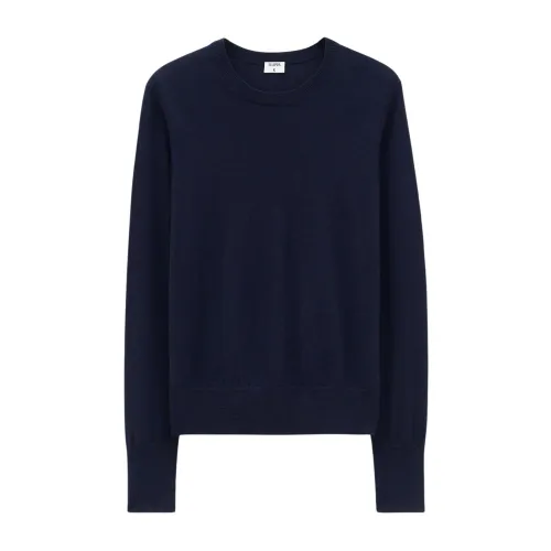 Filippa K , Merino R-Neck Sweater ,Blue male, Sizes: