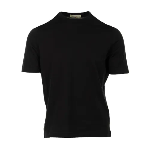 Filippo De Laurentiis , Black T-shirts and Polos MC ,Black male, Sizes: