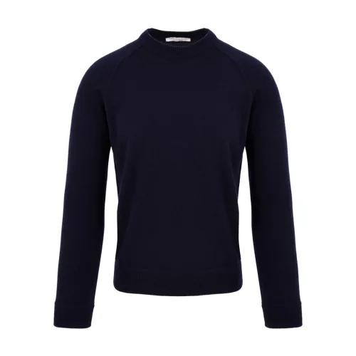 Filippo De Laurentiis , Blue Sweater for Men - Model Y24195 008 ,Blue male, Sizes: