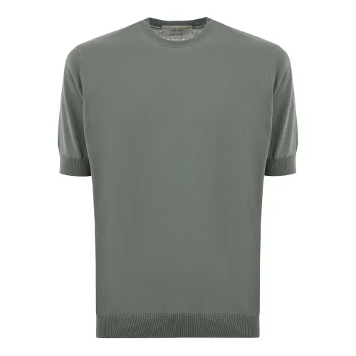 Filippo De Laurentiis , Green Cotton Crew Neck Sweater ,Green male, Sizes: