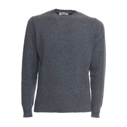 Filippo De Laurentiis , Grey Knitwear for Men Aw23 ,Gray male, Sizes: