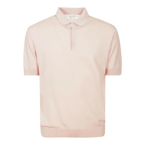 Filippo De Laurentiis , Men& Clothing T-Shirts Polo Shirt Pink & Purple Ss23 ,Pink male, Sizes: