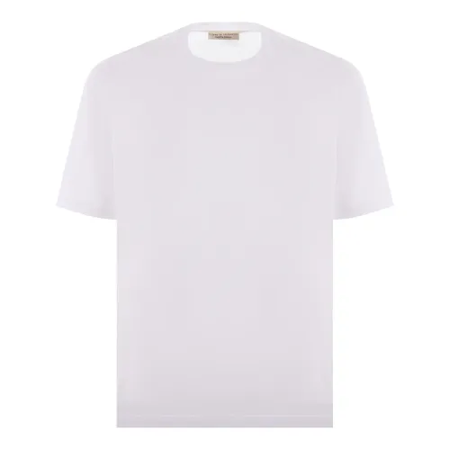 Filippo De Laurentiis , White Cotton T-shirt and Polo ,White male, Sizes: