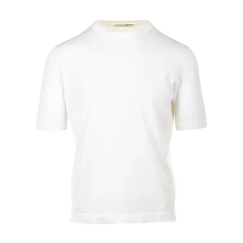 Filippo De Laurentiis , White T-shirts and Polos Straight Fit ,White male, Sizes: