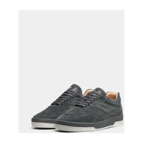 Filling Pieces , Ace Suede Dark Grey Sneakers ,Gray male, Sizes: