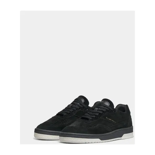 Filling Pieces , Ace Suede Jet Black Sneakers ,Black male, Sizes: