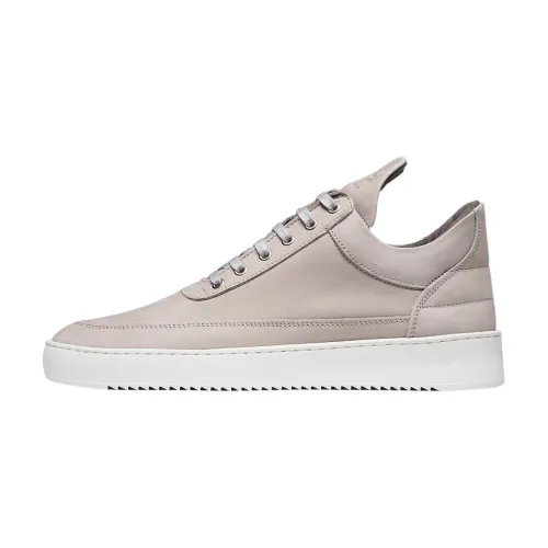 Filling Pieces , Clic Low Top Nubuck Sneaker ,Gray male, Sizes: