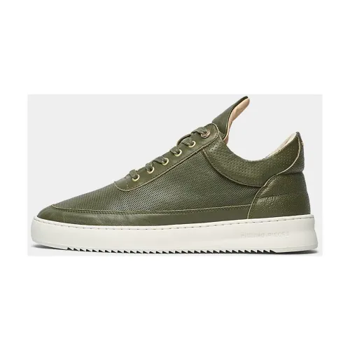 Filling Pieces , Green Low Top Sneakers ,Green male, Sizes: