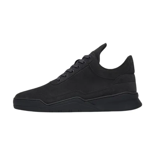 Filling Pieces , Low Top Ghost Suede Dark Grey ,Gray male, Sizes: