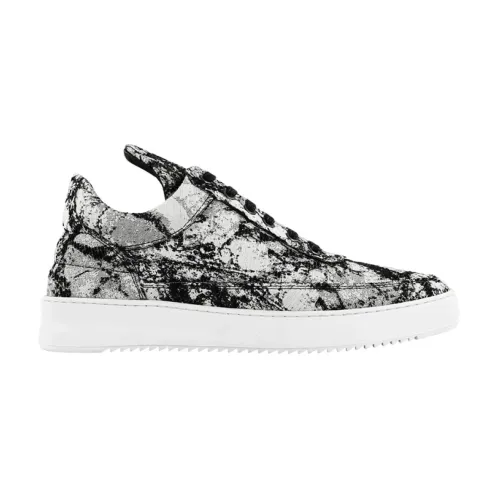 Filling Pieces , Low Top Ripple Sherwa Sneakers ,Black male, Sizes:
