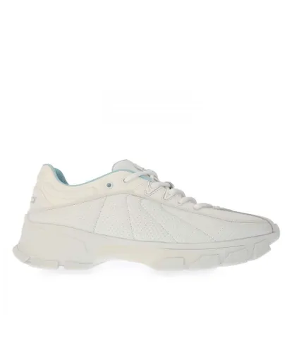 Filling Pieces Mens Pace Radar Trainers in White Leather (archived)