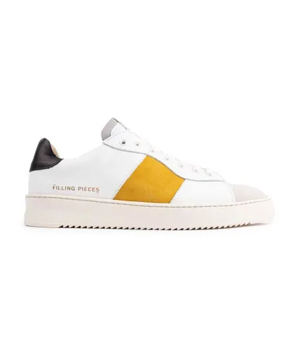 Filling Pieces Mens Strata Agave Trainers - White