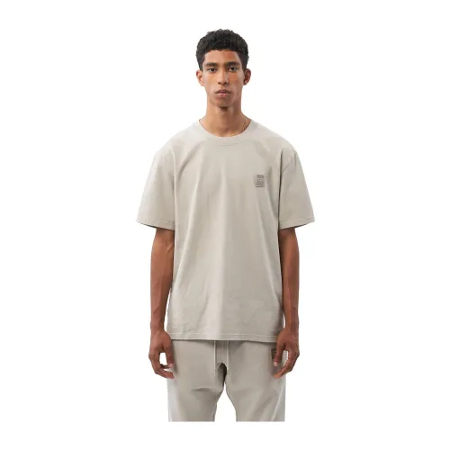 Filling Pieces , T-Shirt Lux Cool Grey ,Gray male, Sizes: