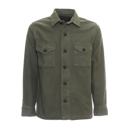 Filson , Men's Clothing Blazer Green Ss24 ,Green male, Sizes: