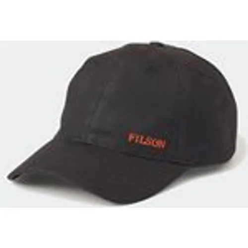 Filson Men's Oil Tin Low-Profile Cap In Black