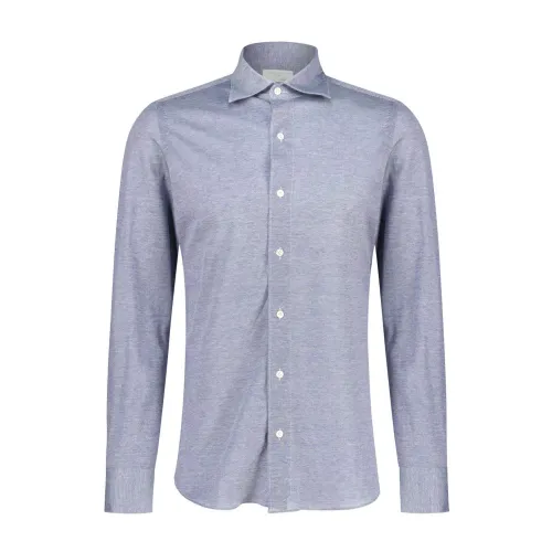 Finamore , Casual Shirts ,Blue male, Sizes: