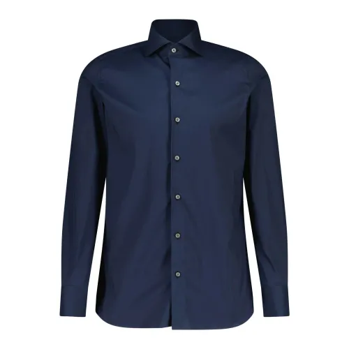 Finamore , Casual Shirts ,Blue male, Sizes: