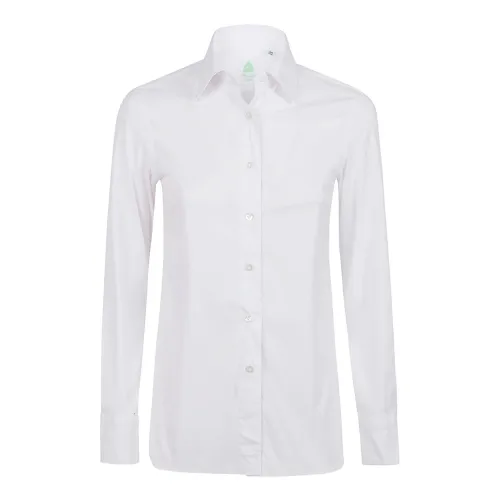 Finamore , Vintage White Slim Fit Shirt ,White male, Sizes: