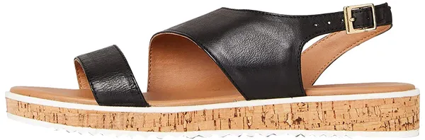 FIND Assymetric Cork Sole Leather