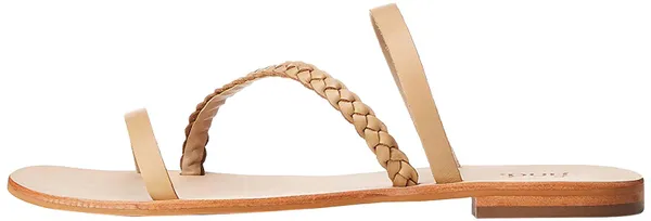 find. Diagonal Weave Mule Open-Toe Sandals
