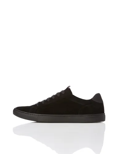 find. Suede Cupsole Low-Top Trainers Black