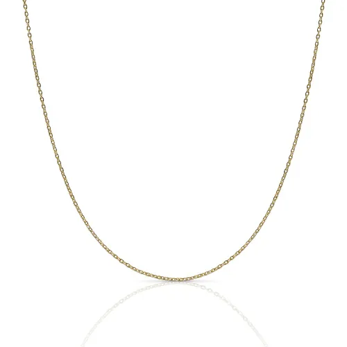 Fine Jewellery by John Greed 9ct Gold Cable Flattened Chain