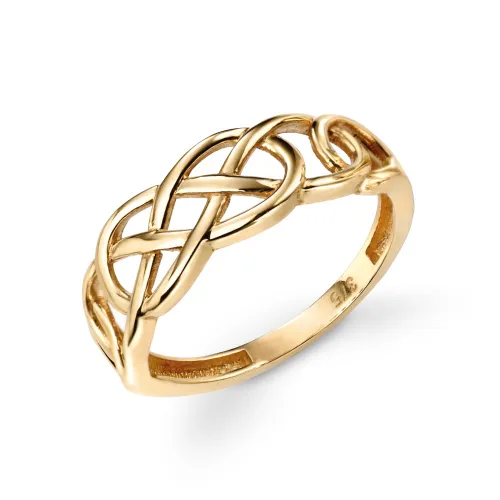 Fine Jewellery by John Greed 9ct Gold Celtic Pattern Ring