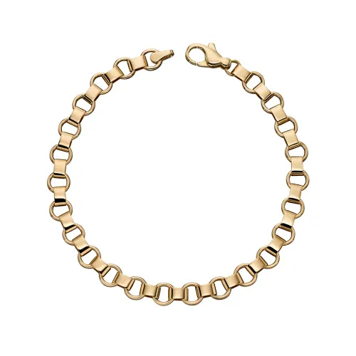 Fine Jewellery by John Greed 9ct Gold Circle Link Bracelet