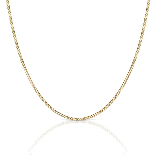 Fine Jewellery by John Greed 9ct Gold Curb with Extender Chain