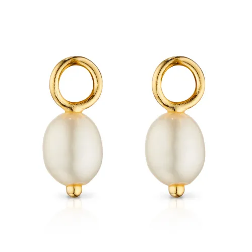 Fine Jewellery by John Greed 9ct Gold Freshwater Pearl Earring Charms
