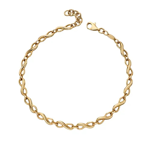 Fine Jewellery by John Greed 9ct Gold Infinity Tennis Bracelet