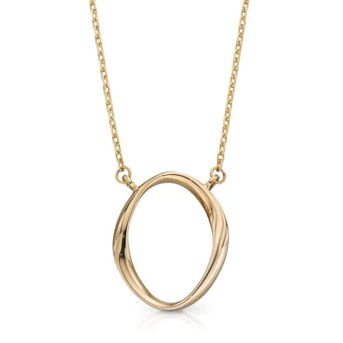 Fine Jewellery by John Greed 9ct Gold Oval Twist Necklace