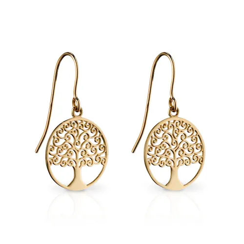 Fine Jewellery by John Greed 9ct Gold Tree of Life Earrings