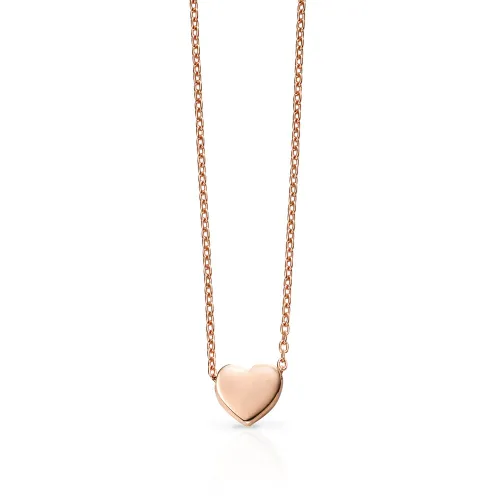 Fine Jewellery by John Greed 9ct Rose Gold Heart Necklace