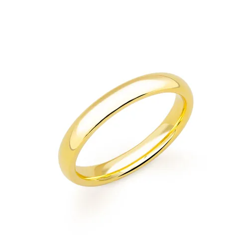 Fine Jewellery by John Greed 9ct Yellow Gold Court Wedding 2.5mm Ring