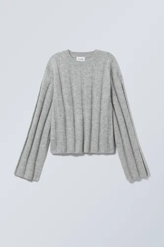 Fiona Rib Sweater - Grey