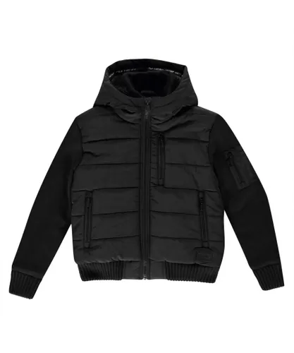 Firetrap Boys Sartorial Quilted Jacket - Black