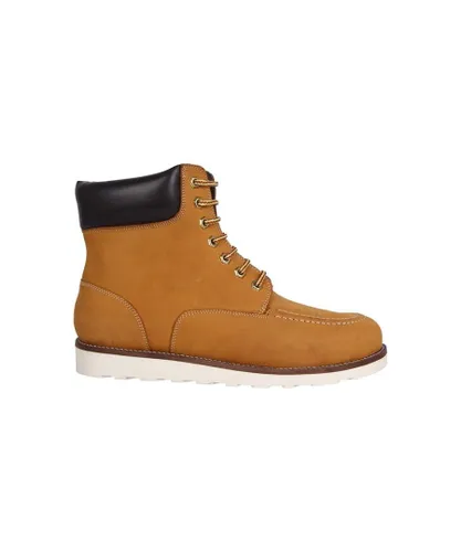Firetrap Mens Bedworth Boots in Tan Leather