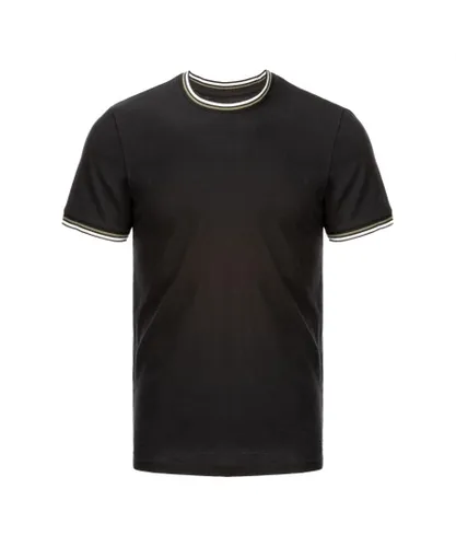 Firetrap Mens Lazer T-Shirt Top - Black