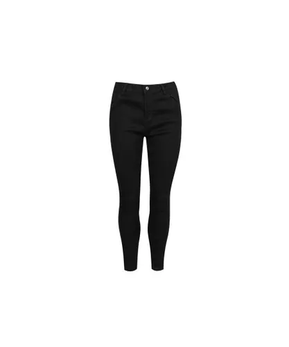Firetrap Womenss Skinny Jeans in Black Denim