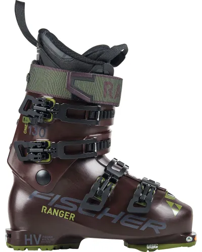 Fischer Ranger One 130 Vacuum GW DYN Men's Ski Boots 2023 - Cola MP 28.5