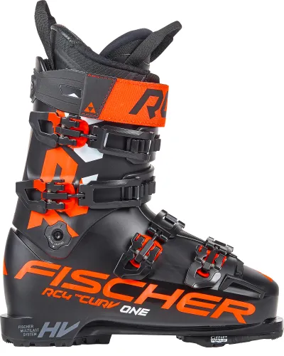 Fischer RC4 The Curv One 120 Vacuum Walk Men's Ski Boots 2022 - Black/Black MP 25.5