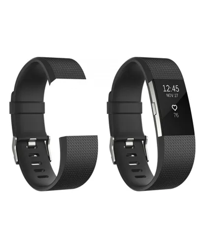 Fitbit Charge 2 Replacement Bands Classic Black Large - One Size