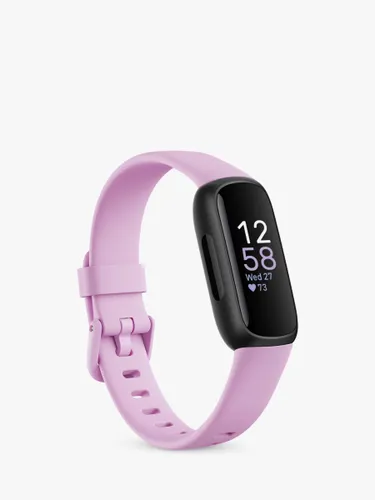 Fitbit Inspire 3 Health and Fitness Tracker with Heart Rate Monitor - Black/Lilac Bliss - Unisex